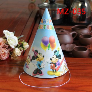 combo 5 mũ sinh nhật cho bé