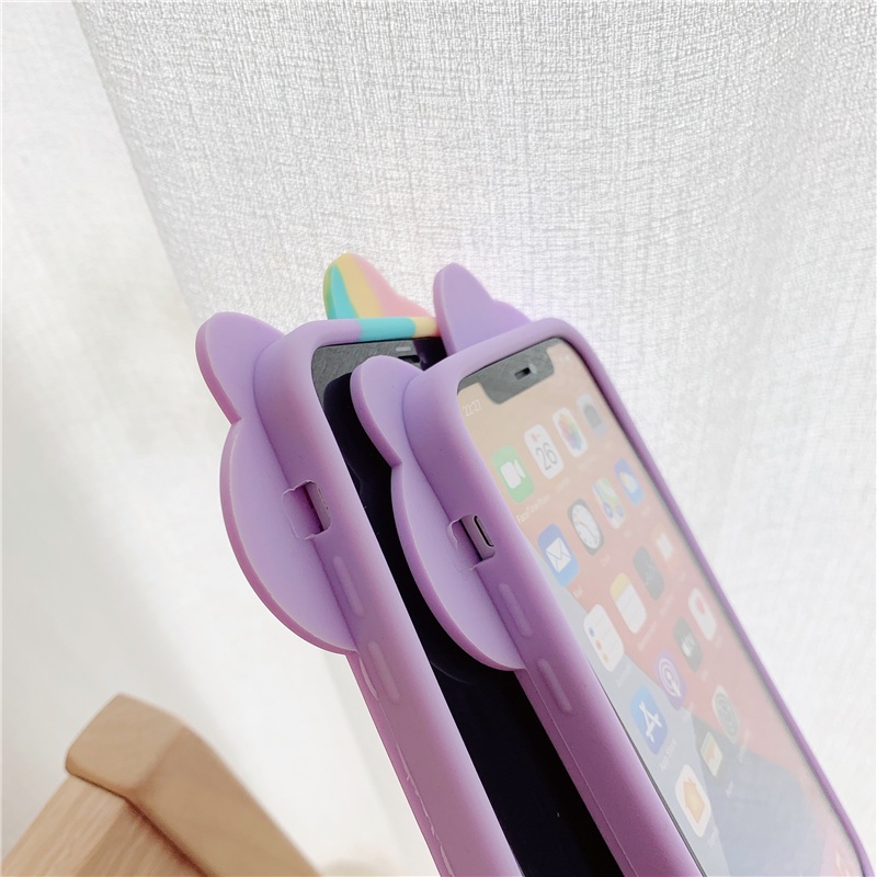 Minnie 3D Soft Silicone Shockproof Soft Case for iPhone 12 Pro Max iP11 X Xr 6 7 8 Plus Xs Max | BigBuy360 - bigbuy360.vn