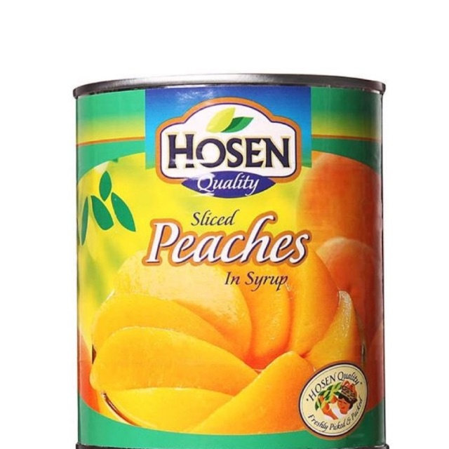 Đào ngâm Hosen hộp 820g