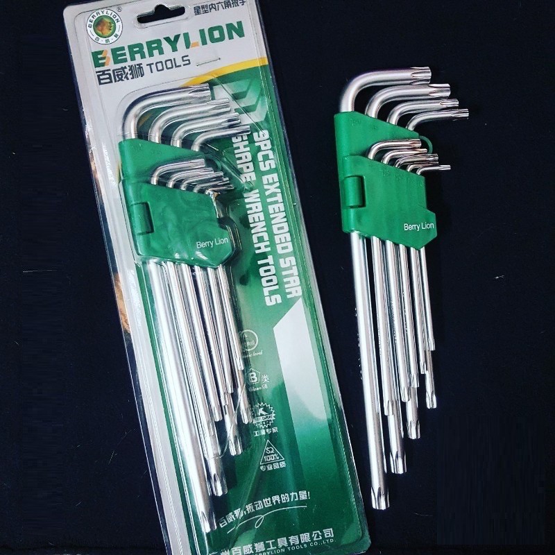 Bộ 9 Cây Lục Giác Đầu Bông BERRYLION Loại Dài