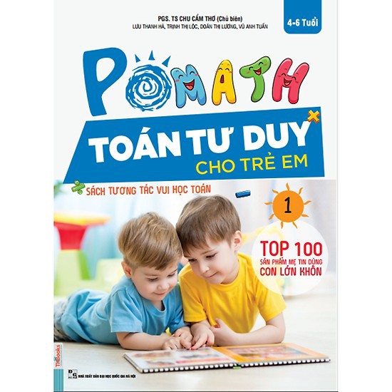 Sách - POMath - Toán Tư Duy Cho Trẻ Em 4-6 Tuổi (Tập 1) | BigBuy360 - bigbuy360.vn