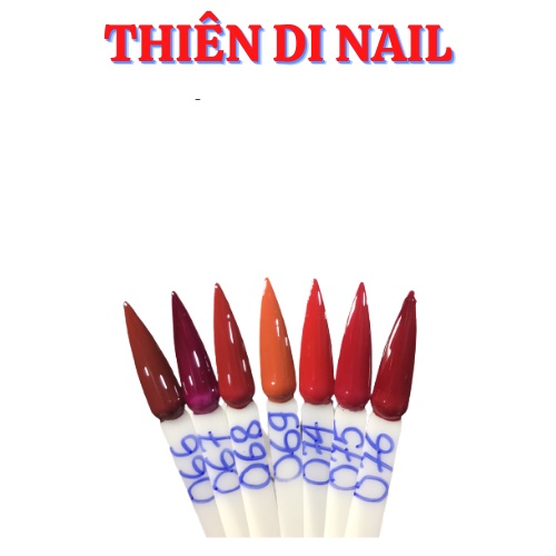 Sơn gel VANDONNIE màu 066-076 tông đỏ Thiên Di Nail