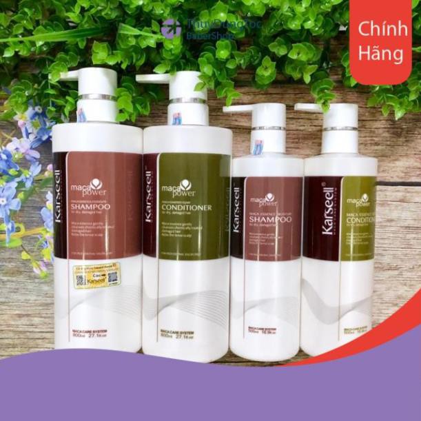 Bộ dầu Gội xả Karseell collagen cho tóc khô hư tổn 500ml
