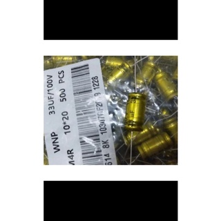 10 tụ loa 2 đầu 33uf 100v