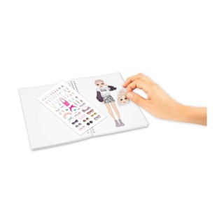 Sách hình dán stickers thiết kế thời trang trang phục Topmodel