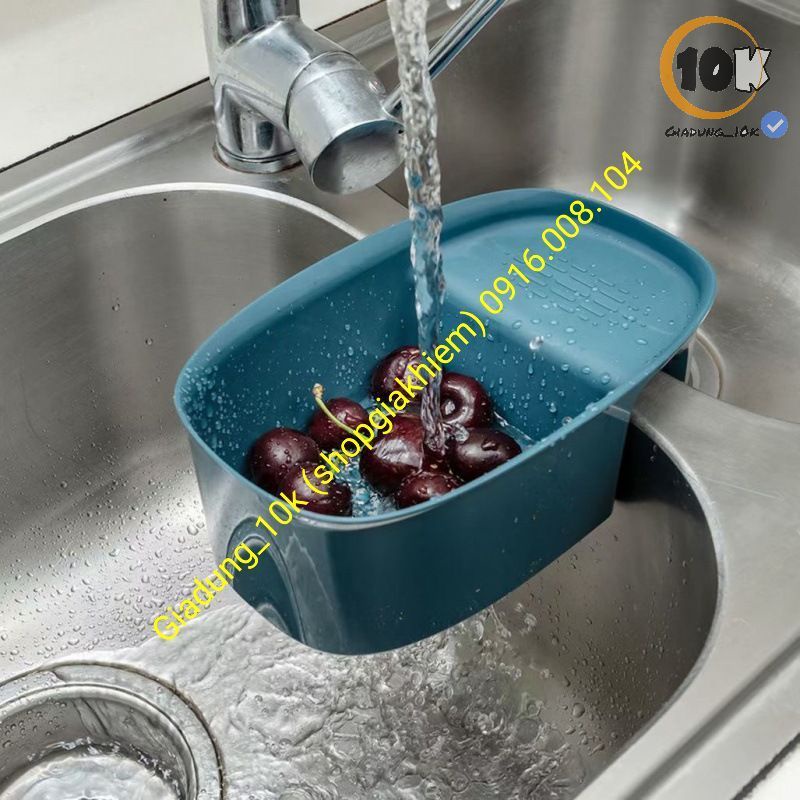 Khay Nhựa Bầu Dục Đa Năng Lọc Rác, Gài Bồn Rửa Chén, Bồn Rửa Bát – Rổ Nhựa Đựng Giẻ Rửa Chén (z13)