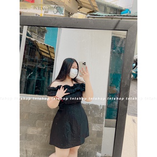ĐẦM ĐŨI TRỄ VAI FORM A [TNTSHOP BIGSIZE 60KG 90KG]