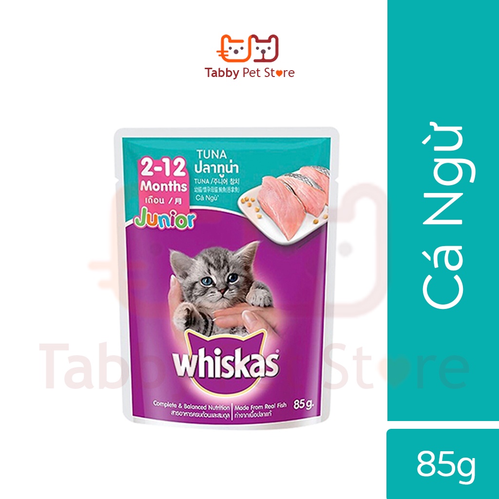 Pate mèo Whiskat mèo con trưởng thành đủ các vị Tabby Pet Store
