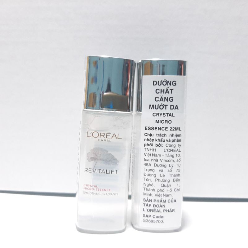 Dưỡng Chất Căng Mướt Da L'Oreal  Revitalift Crystal Micro Essence 22ML