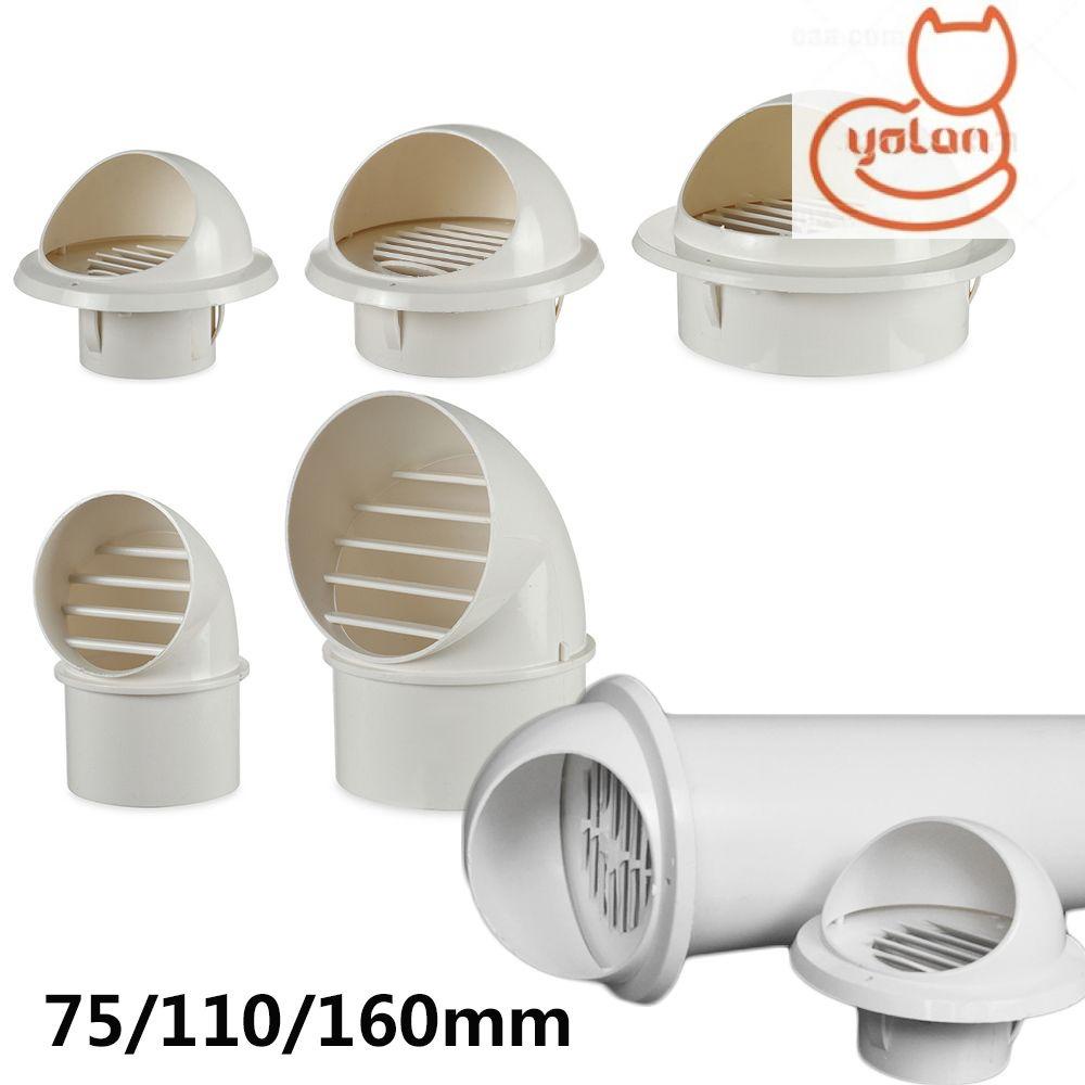 Nắp lưới ống thông gió tường dạng tròn nhiều kích thước tùy chọn chống thấm nước chống côn trùng và chuột