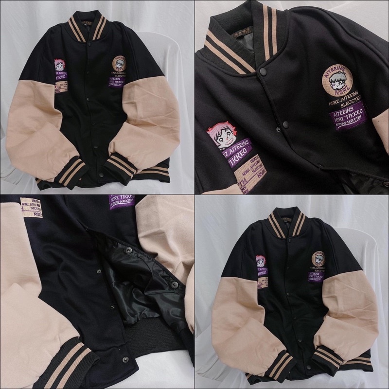 Áo Khoác Bomber 199x chất nỉ dạ dày dặn cực xịn Form unisex Nam/Nữ cực đẹp hàng cao cấp
