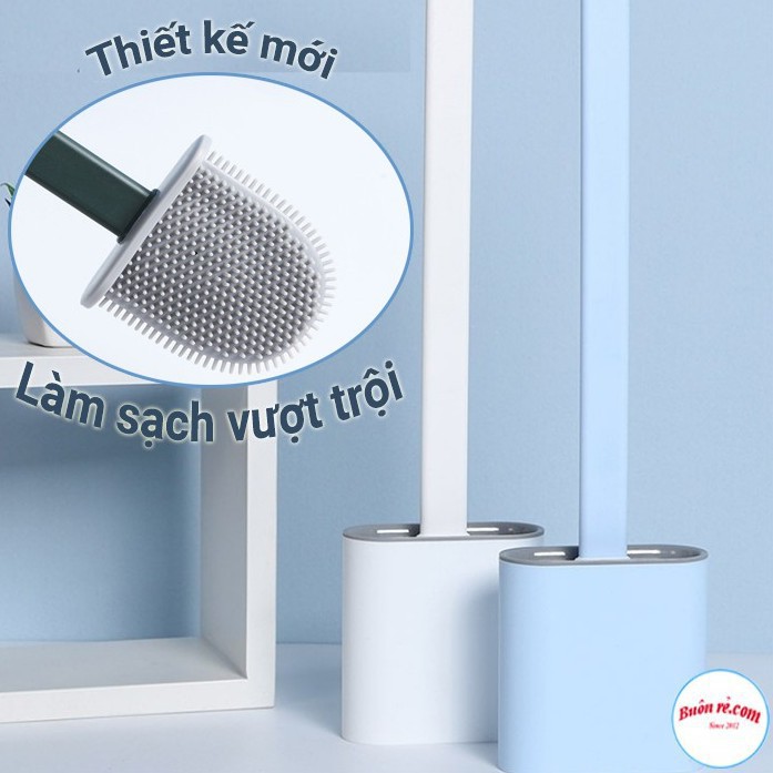 Cọ Vệ Sinh Bồn Cầu Bằng Silicon Tiện Dụng Kèm Hộp Đựng 88185 Giao Hàng Nhanh