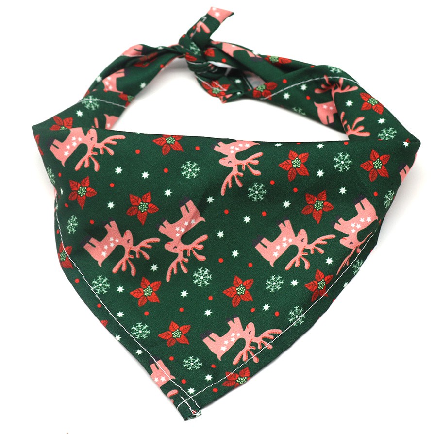 Khăn quàng cổ yếm Bandana giáng sinh cho thú cưng