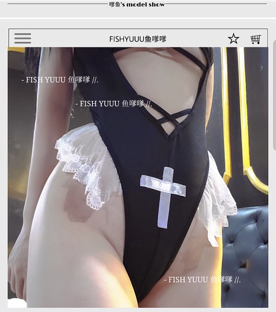 Cosplay nữ tu dáng bodysuit quyến rũ (Ảnh thật) | BigBuy360 - bigbuy360.vn