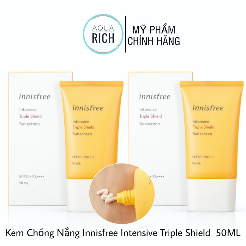 Kem Chống Nắng Innisfree Tripple Shield 50ML Mẫu Mới