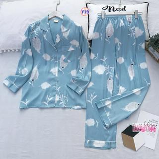 Pijama Lụa Dài Tay Cao Cấp Y19