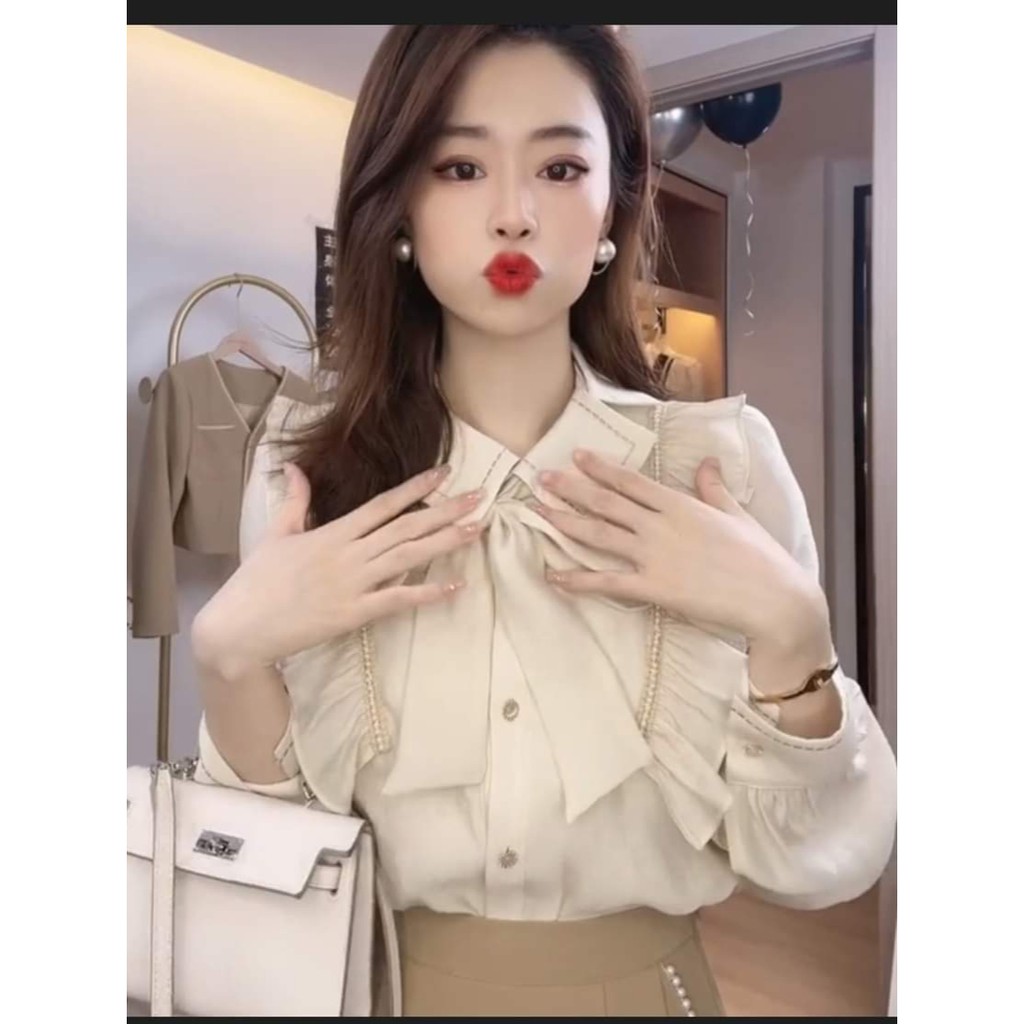 Set sơ mi chân váy dài cho giáo viên, công sở SV002