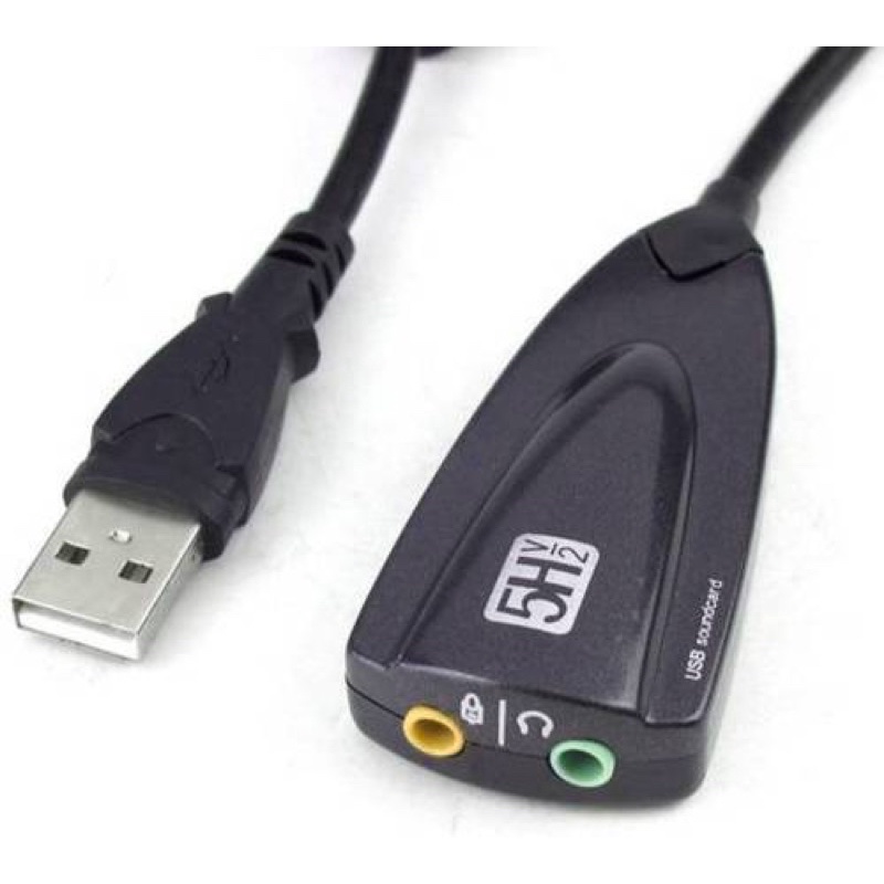 USB sound card - kết nối tai nghe, micro đầu 3.5mm với laptop, pc qua cổng usb