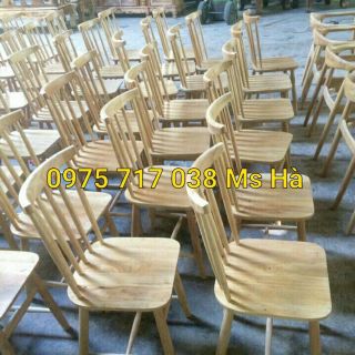 Ghế gỗ song tiện giá rẻ
