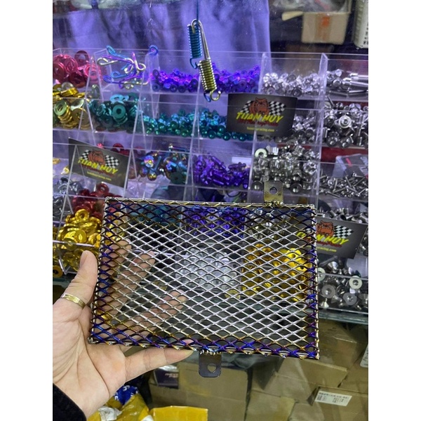 Che két nước titan dạng lưới cho xe honda yamaha exciter ex 135 150 winner sonic