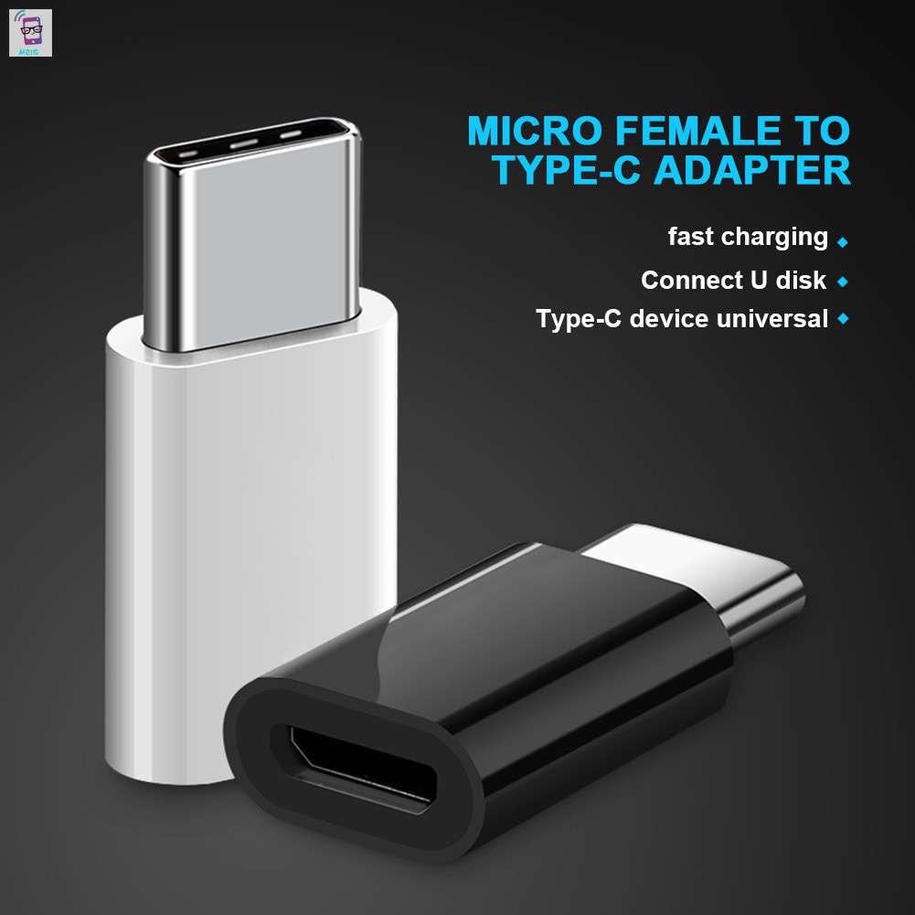 MG 5Pcs Universal USB 3.1 Type-C Male to Micro USB Female Converter USB-C Data Adapter Type C Device @vn