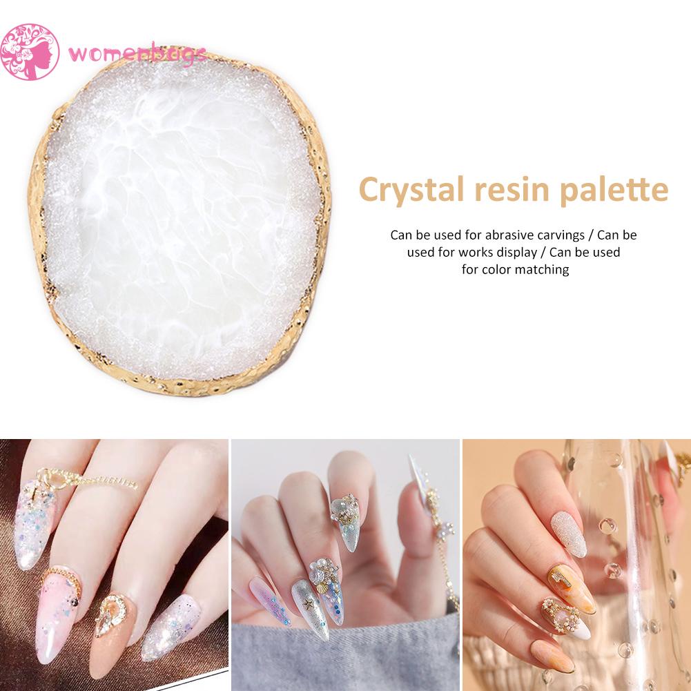 Khay đựng màu sơn móng tay bằng nhựa resin nhiều màu sắc<br>