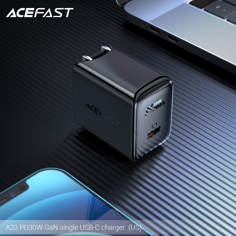 Sạc ACEFAST GaN PD3.0 30W 1 cổng USB-C  - A23