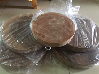 ☘️ Thớt nghiến(nhỏ)chuẩn Tây Bắc size 25cm(mặt thớt rộng 25cm) 🍀