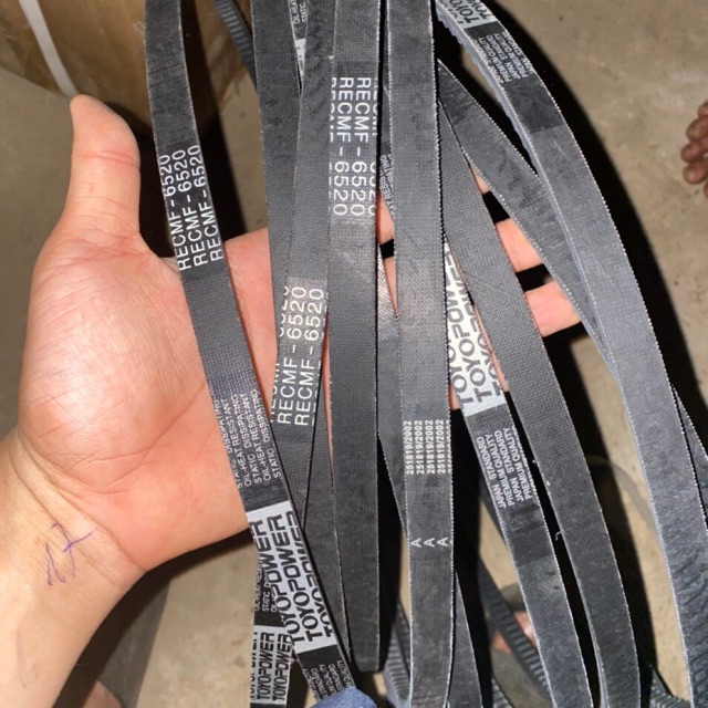 Sản phẩm gia đình làm: Combo 10 sợi dây curoa A52 tô yô nhật