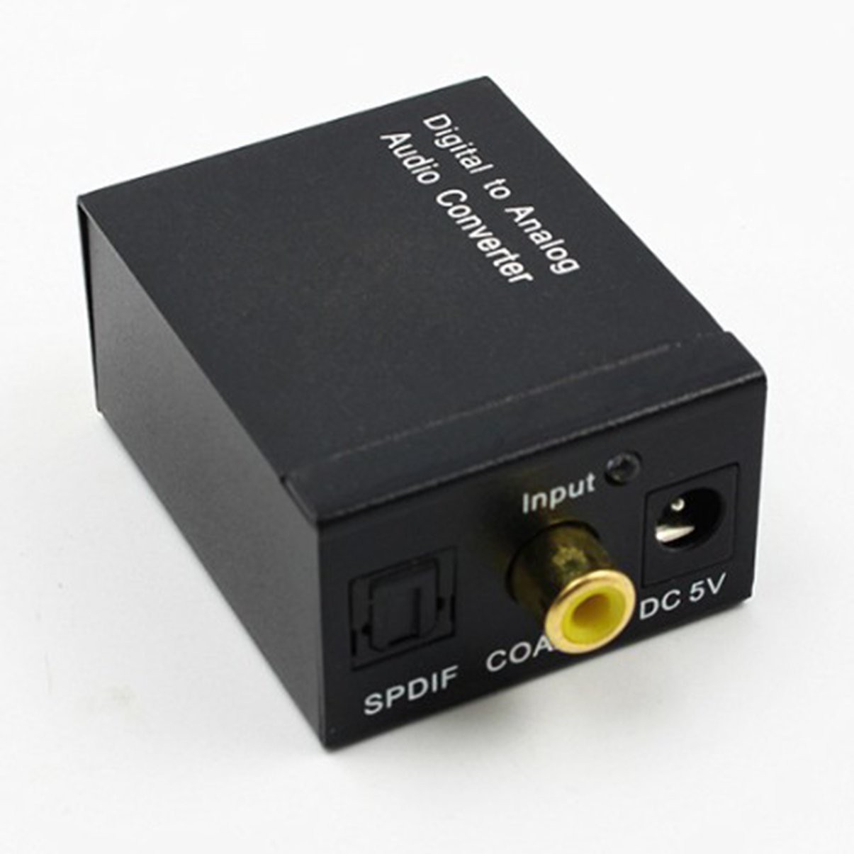 3.5mm Jack Coaxial Optical Fiber Digital to Analog Audio AUX RCA L/R  Converter SPDIF Digital Audio  Decoder  Amplifier