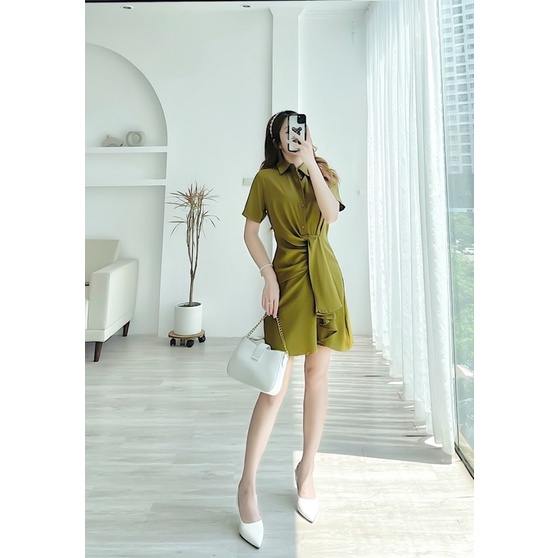 Váy li hạt dún sườn ZARA