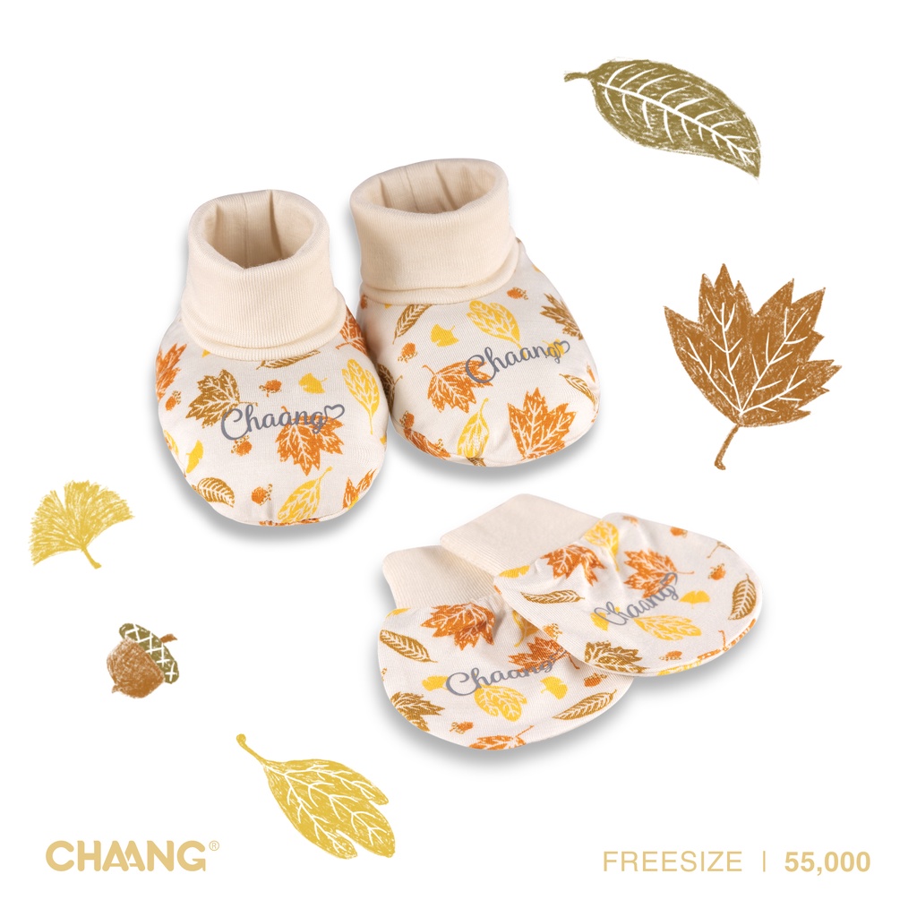 [CHAANG] Set bao tay bao chân cho bé Park Chaang( 4 màu)