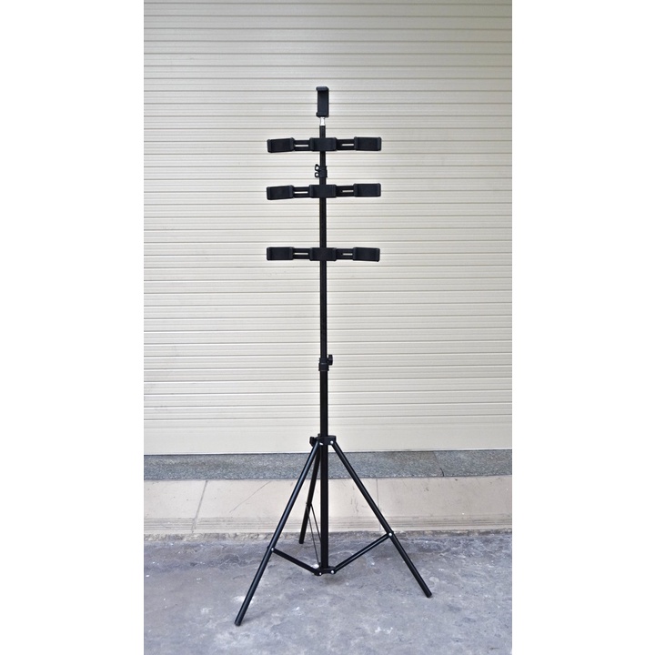 Bộ kẹp điện thoại đa năng cho đèn livestream  kèm chân cao 2m1 bán hàng onl facebook tiktok