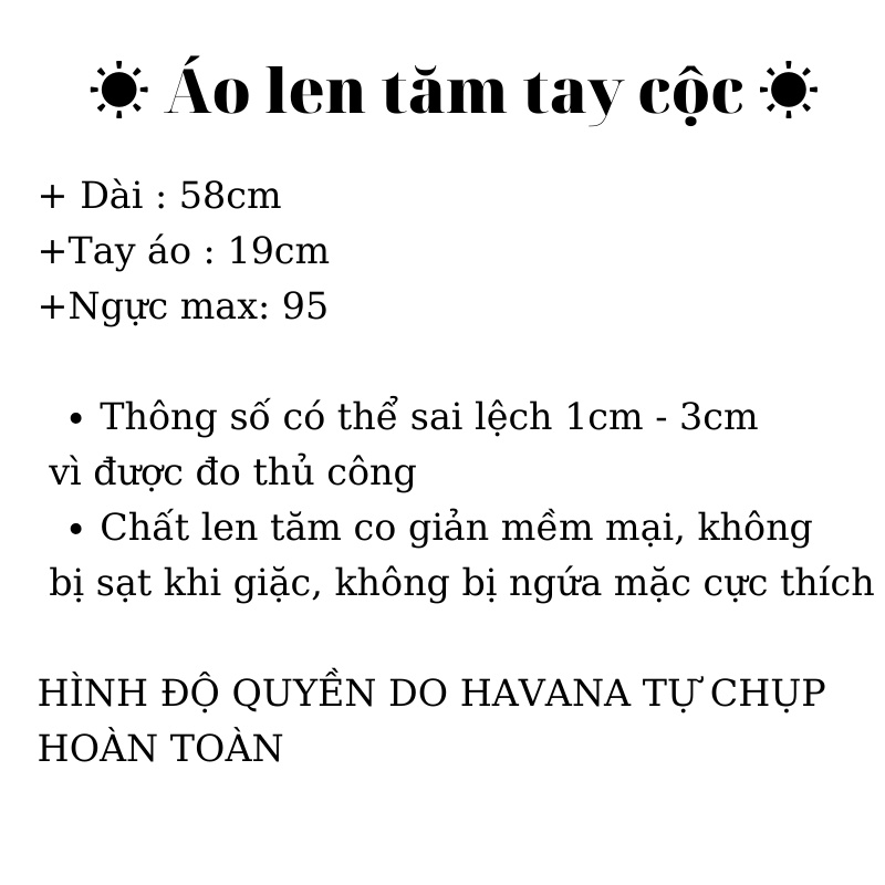 Áo len tăm, áo len tay cộc, chất len tăm loại 1 đảm bảo không bị sạt khi giặt | BigBuy360 - bigbuy360.vn