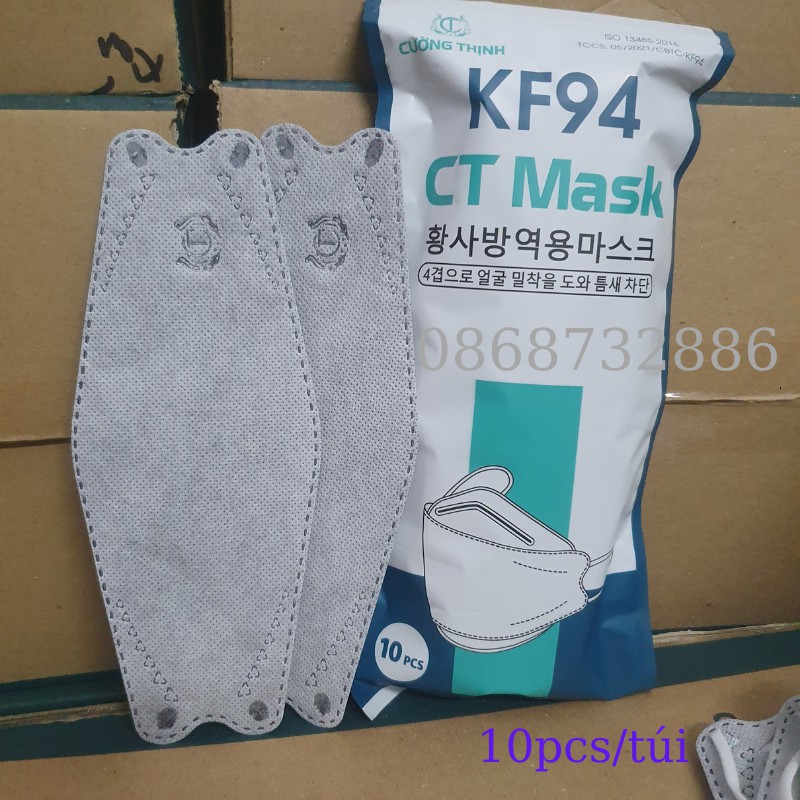 Thùng Khẩu Trang 4D MASK KF94 Công Nghệ Dập Hàn Quốc ( 300 Chiếc ) - Hàng Chính Hãng Công Ty Cường Thịnh