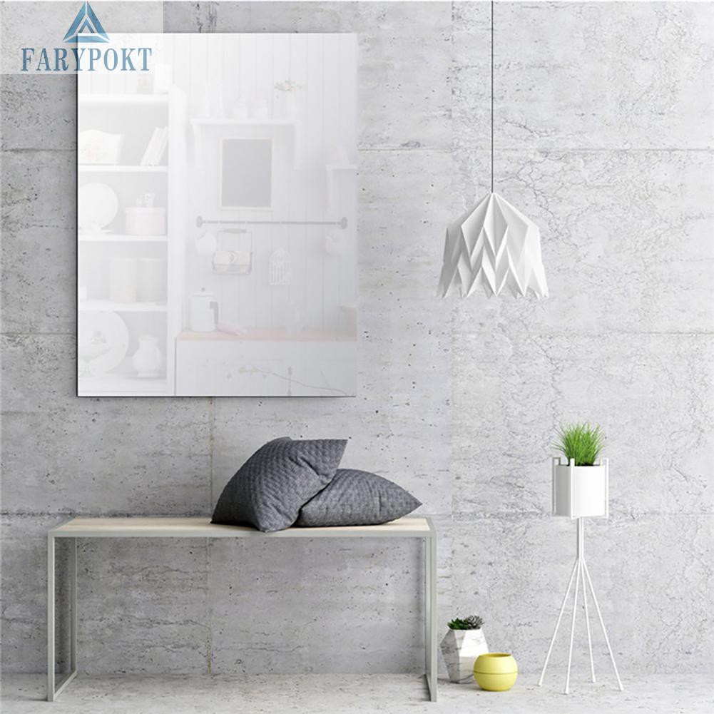 4 Miếng gương dán tường trang trí hình vuông