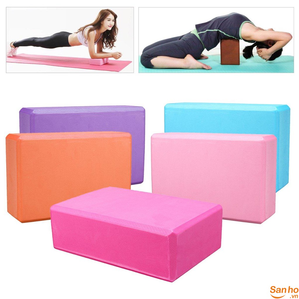 Gạch tập Yoga cao cấp EVA Cứng gấp 3 lần loại gạch tập thông thường - Yoga blocks G11