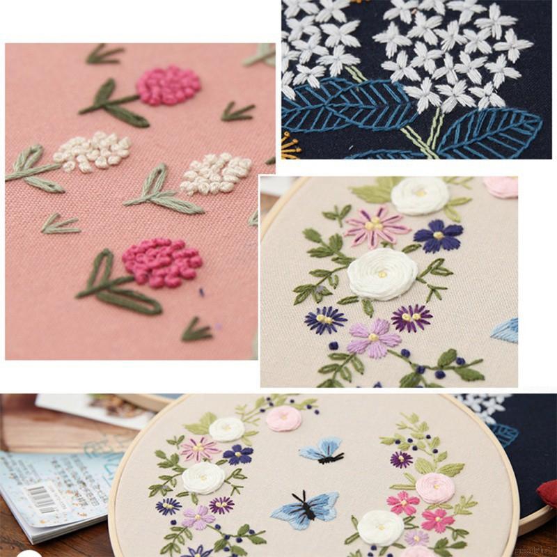 Bộ dụng cụ thêu hoa làm đồ thủ công