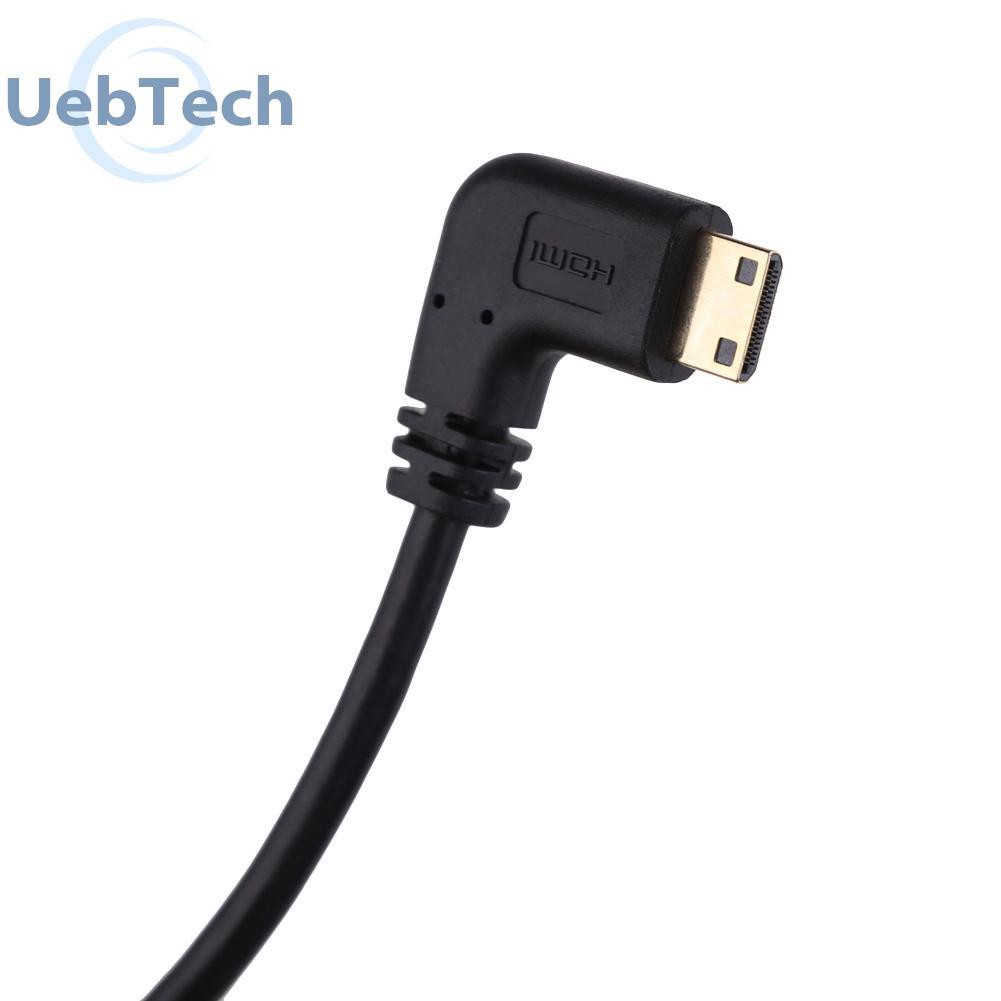 Dây Cáp Chuyển Đổi Uebtech 50cm Hdmi Sang Mini Hdmi 90 Độ 1080p Cho Máy Tính Tablet Pc