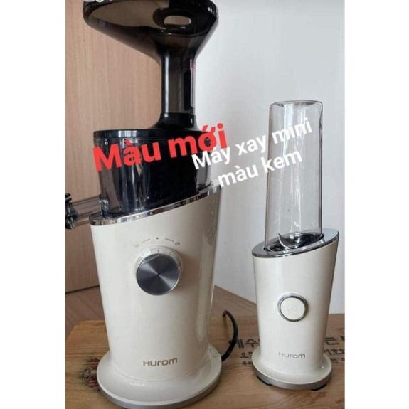 Máy xay sinh tố Hurom mini, màu đỏ, kem, Chính hãng Hàn, Bảo hành 24 thắng