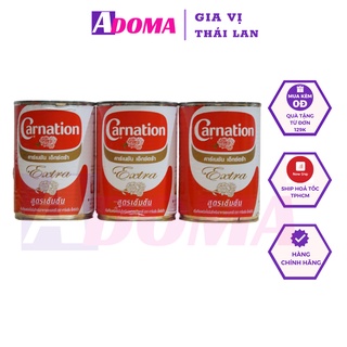 Sữa Kem Béo Hoa Hồng Carnation Extra 385g Thái Lan sữa tươi không đường vị béo, ngậy thơm