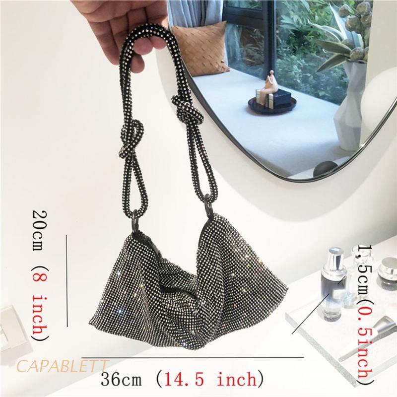 Thời trang nữ long lanh thạch Túi đeo dưới cánh tay cho nữ