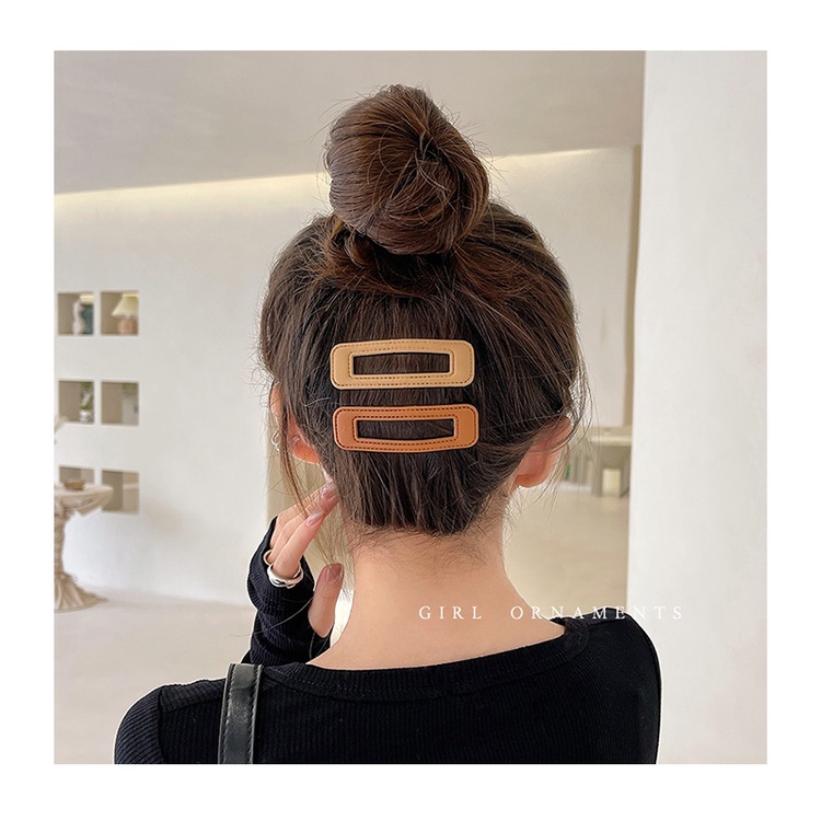 Set 2 Kẹp Tóc Vuông Cho Nữ