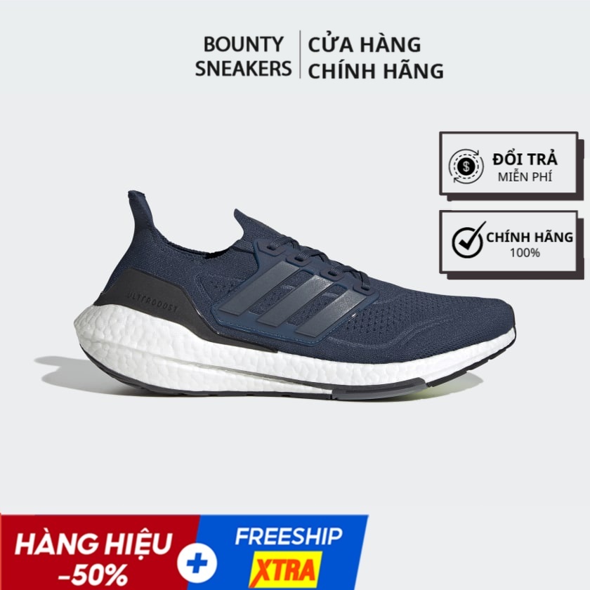 Giày  nữ Ultra Boost 21 &quot;Navy&quot; Fy0350 - Hàng Chính Hãng - Bounty Sneakers