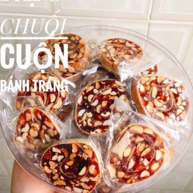 Kẹo chuối đậu cuộn thơm ngon đậm vị 100g / 250g / 500g