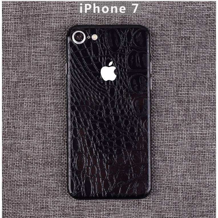 Miếng dán skin vân cá sấu iPhone 6/6s, 6/6s Plus, 7, 7 Plus, X/Xs