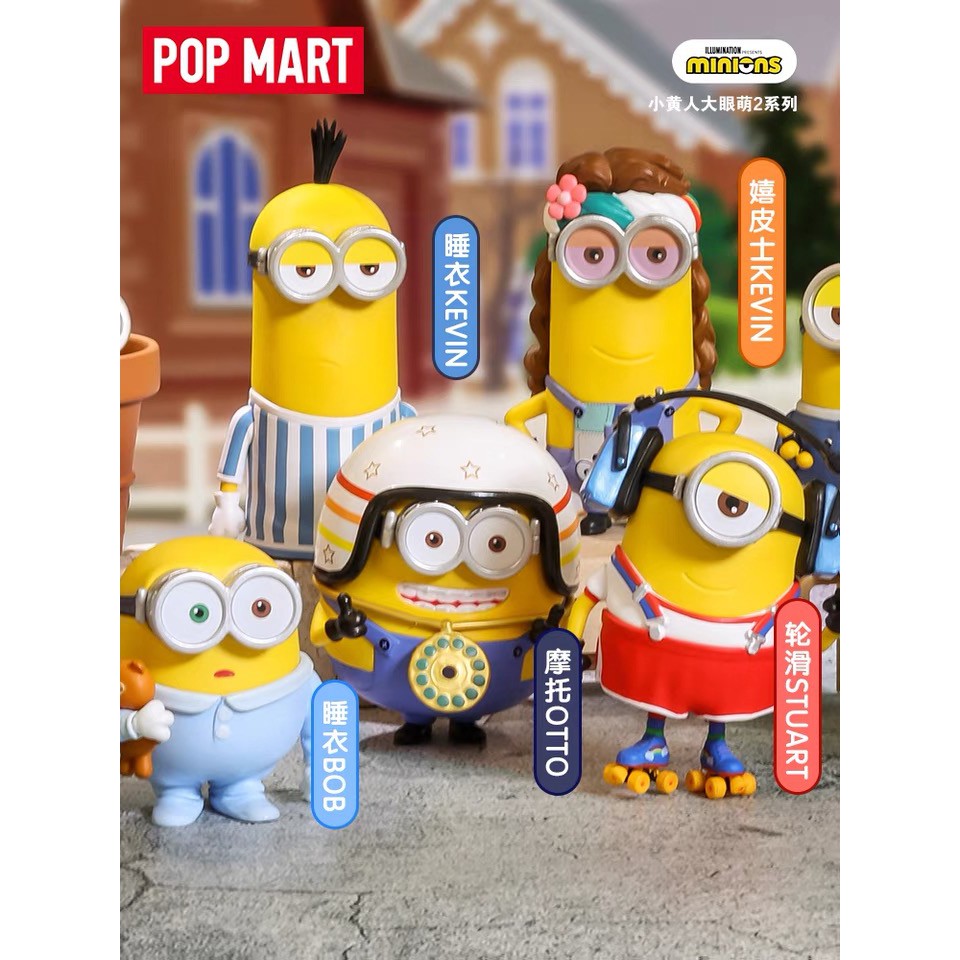 Mô Hình Nhân Vật Minions Mắt To 2 Series Dễ Thương