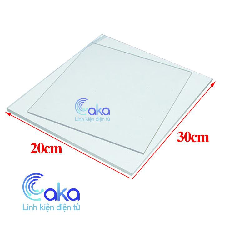 LKDT Tấm Mica trong A4 kích thước 20x30