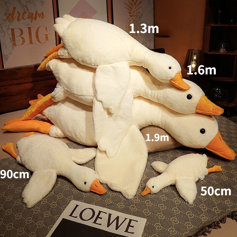 Chú Ngỗng Nhồi Bông Cỡ Lớn 50CM Thoải Mái Cho Bé