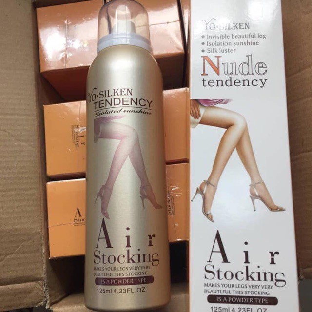 Kem che khuyết điểm tất phun Air Stocking 125ml che sẹo khuyết điểm lưng chân body toàn thân Hàn Quốc La La Cosmetic | BigBuy360 - bigbuy360.vn